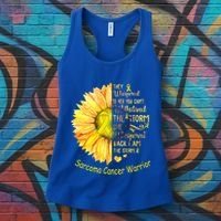 I Am The Storm Sarcoma Cancer Warrior Gift Women's Tank Top thumb 3