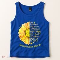 I Am The Storm Sarcoma Cancer Warrior Gift Tank Top thumb 2