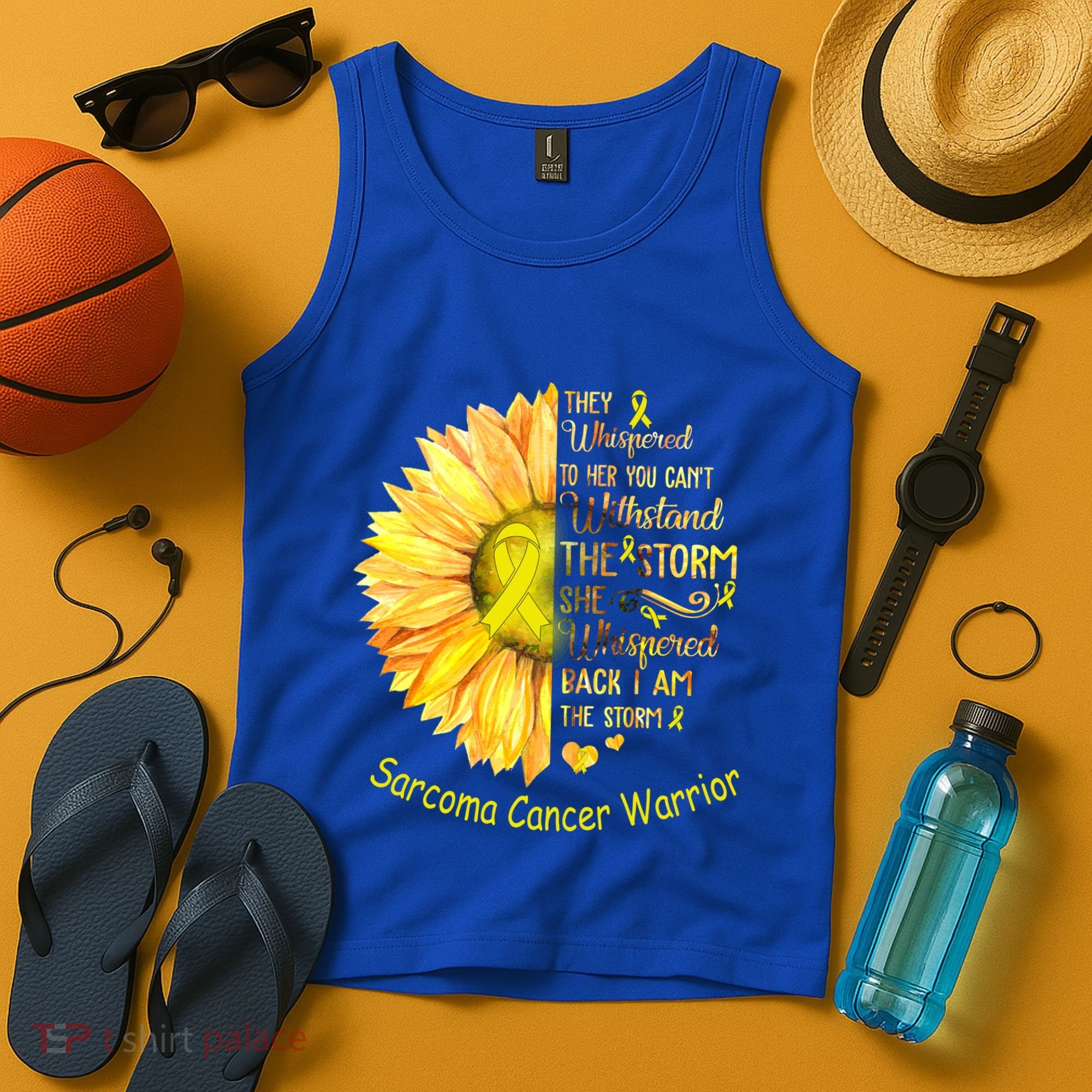 I Am The Storm Sarcoma Cancer Warrior Gift Tank Top