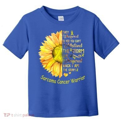 I Am The Storm Sarcoma Cancer Warrior Gift Toddler T-Shirt