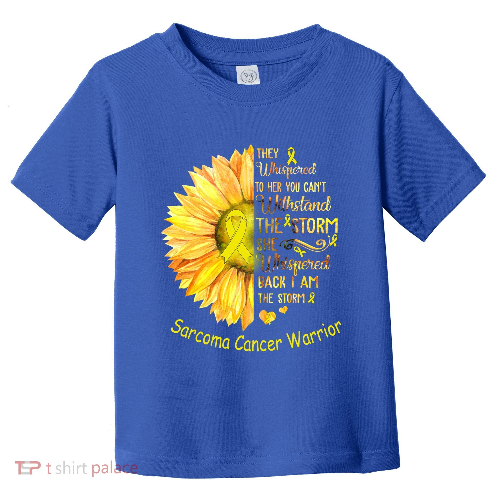 I Am The Storm Sarcoma Cancer Warrior Gift Toddler T-Shirt