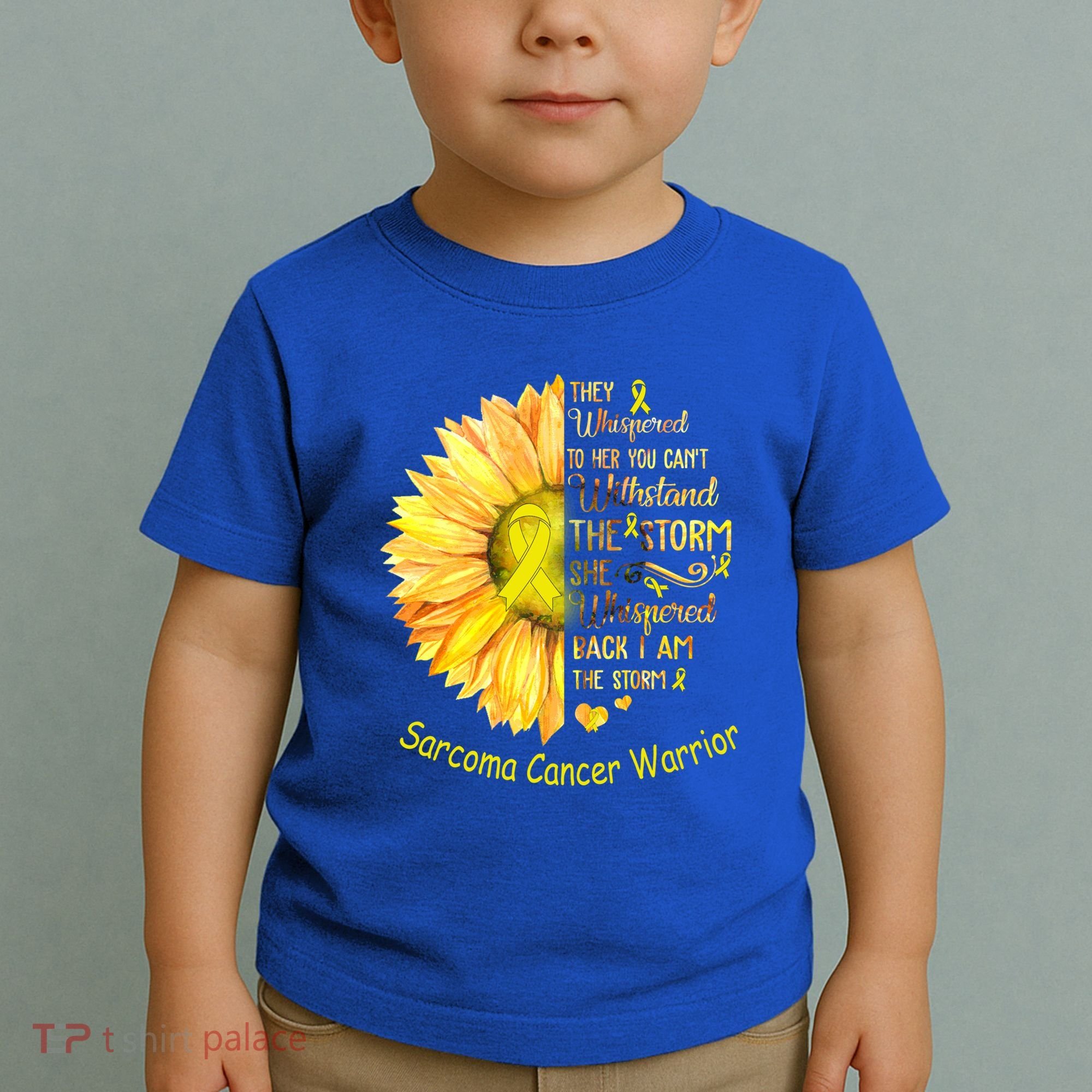 I Am The Storm Sarcoma Cancer Warrior Gift Toddler T-Shirt