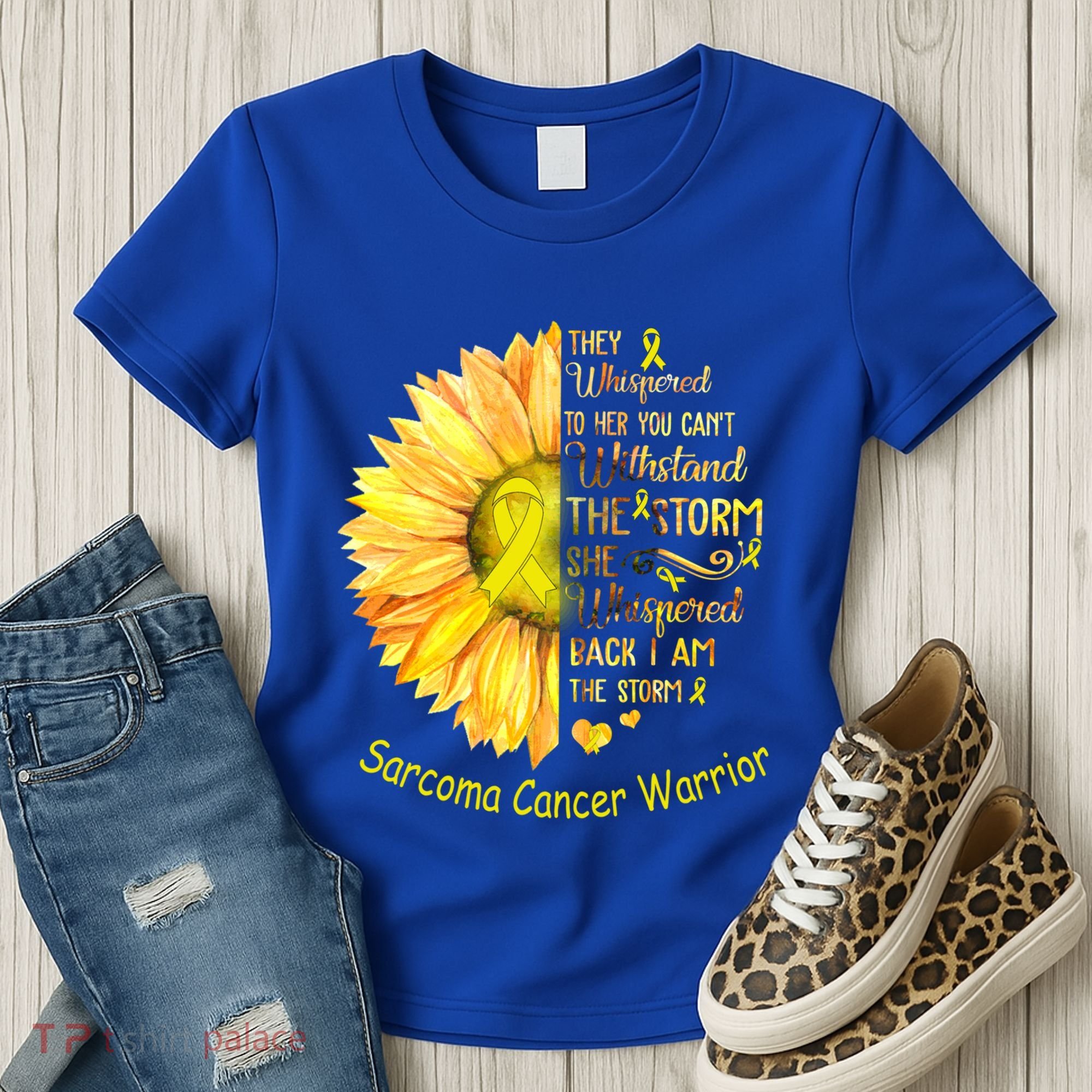 I Am The Storm Sarcoma Cancer Warrior Gift Women's T-Shirt