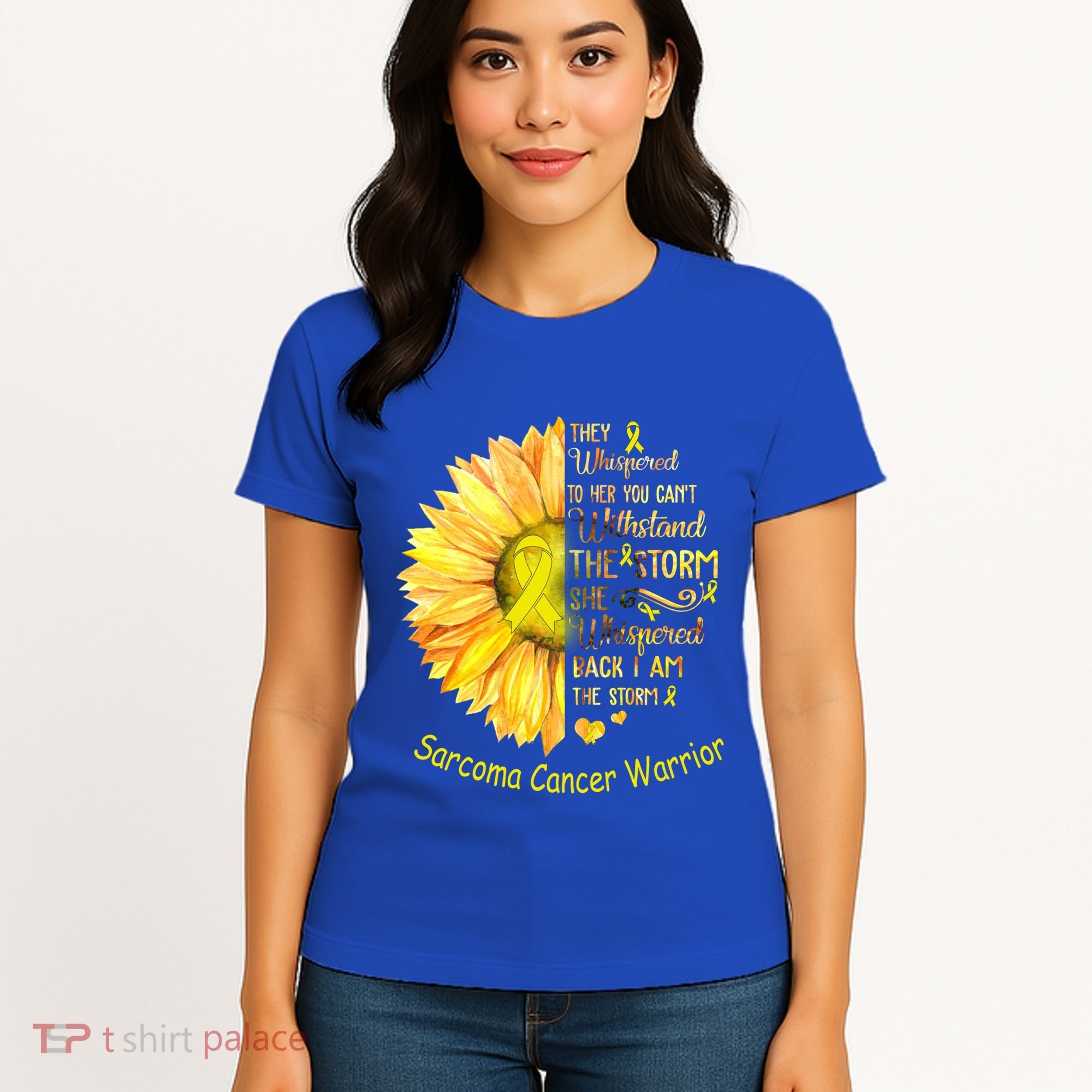 I Am The Storm Sarcoma Cancer Warrior Gift Women's T-Shirt