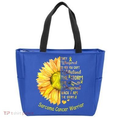 I Am The Storm Sarcoma Cancer Warrior Gift Tote Bag