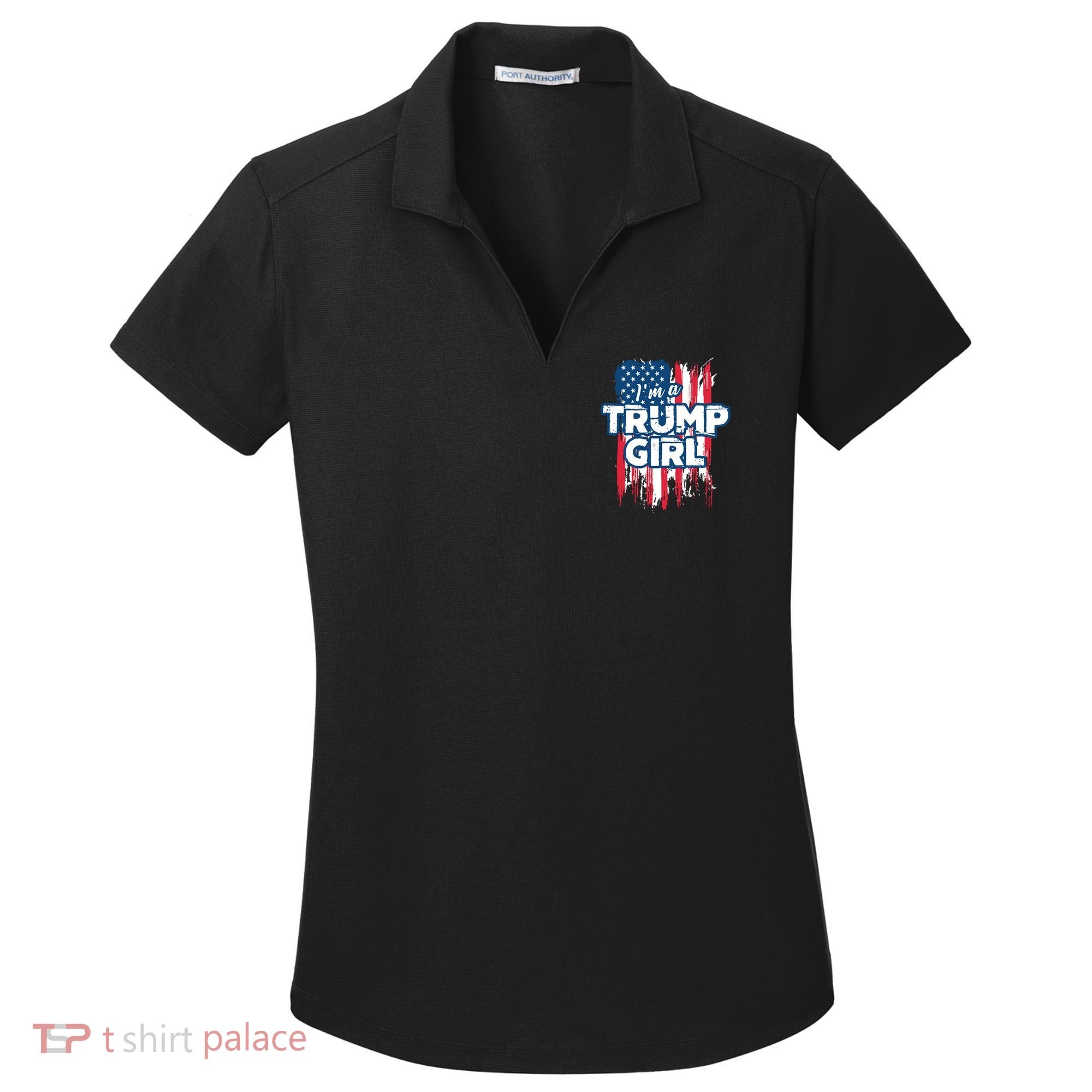Im A Trump Girl Women's Dry Zone Grid Polo