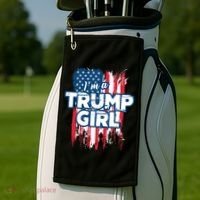 Im A Trump Girl Golf Towel thumb 2