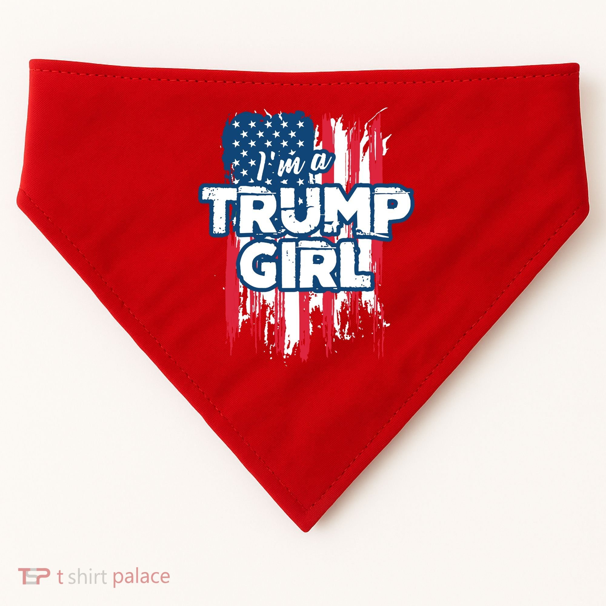Im A Trump Girl USA-Made Doggie Bandana