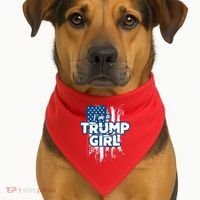 Im A Trump Girl USA-Made Doggie Bandana thumb 1