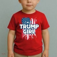 Im A Trump Girl Toddler T-Shirt thumb 2