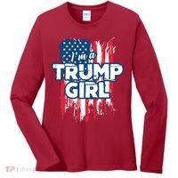 Im A Trump Girl Women's Long Sleeve Shirt thumb 0