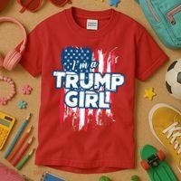 Im A Trump Girl Kids T-Shirt thumb 3