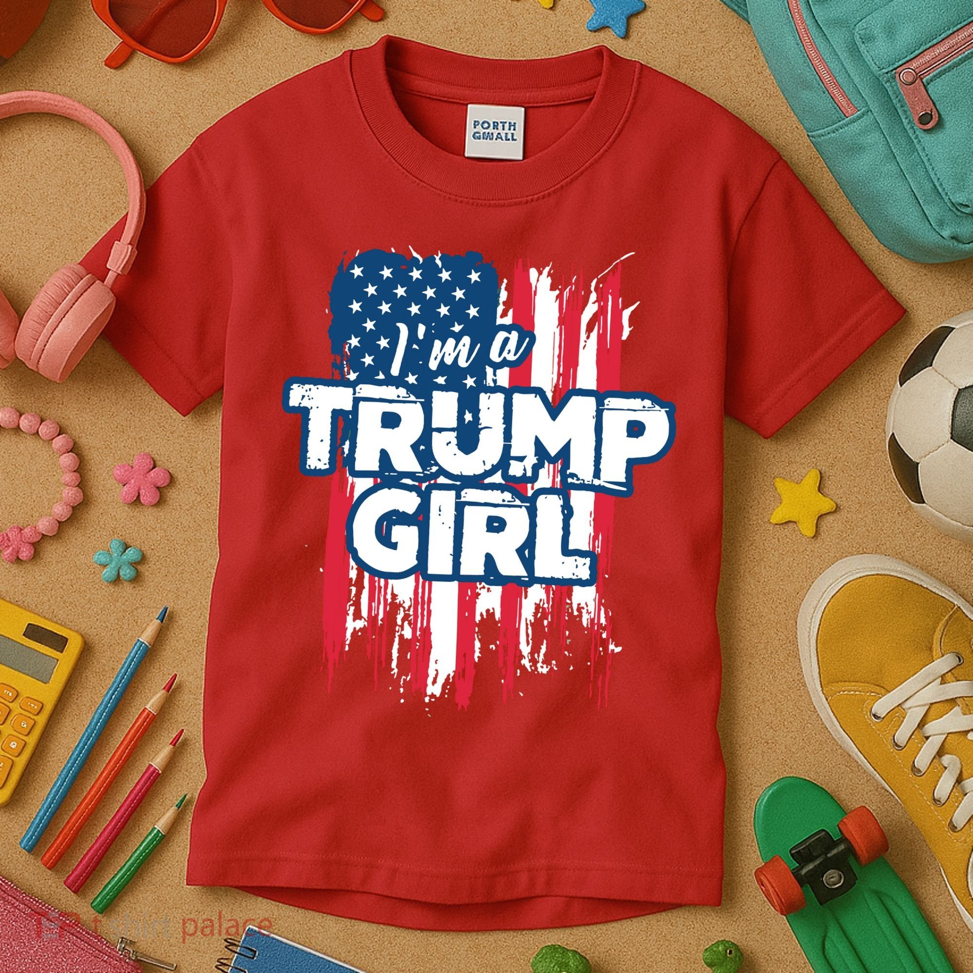 Im A Trump Girl Kids T-Shirt