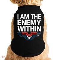I Am The Enemy Within Doggie Tank thumb 0