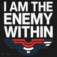 I Am The Enemy Within Doggie Tank thumb 4