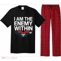 I Am The Enemy Within Pajama Set thumb 0