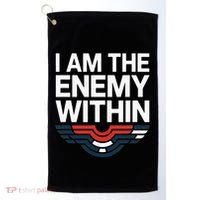 I Am The Enemy Within Golf Towel thumb 0