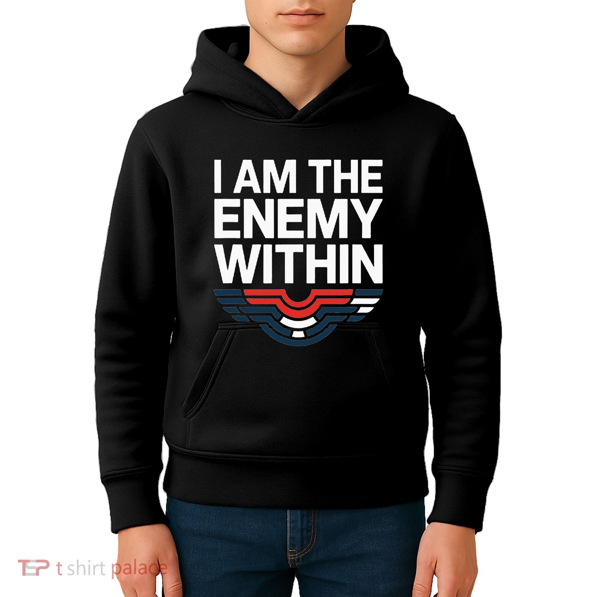 I Am The Enemy Within Kids Hoodie
