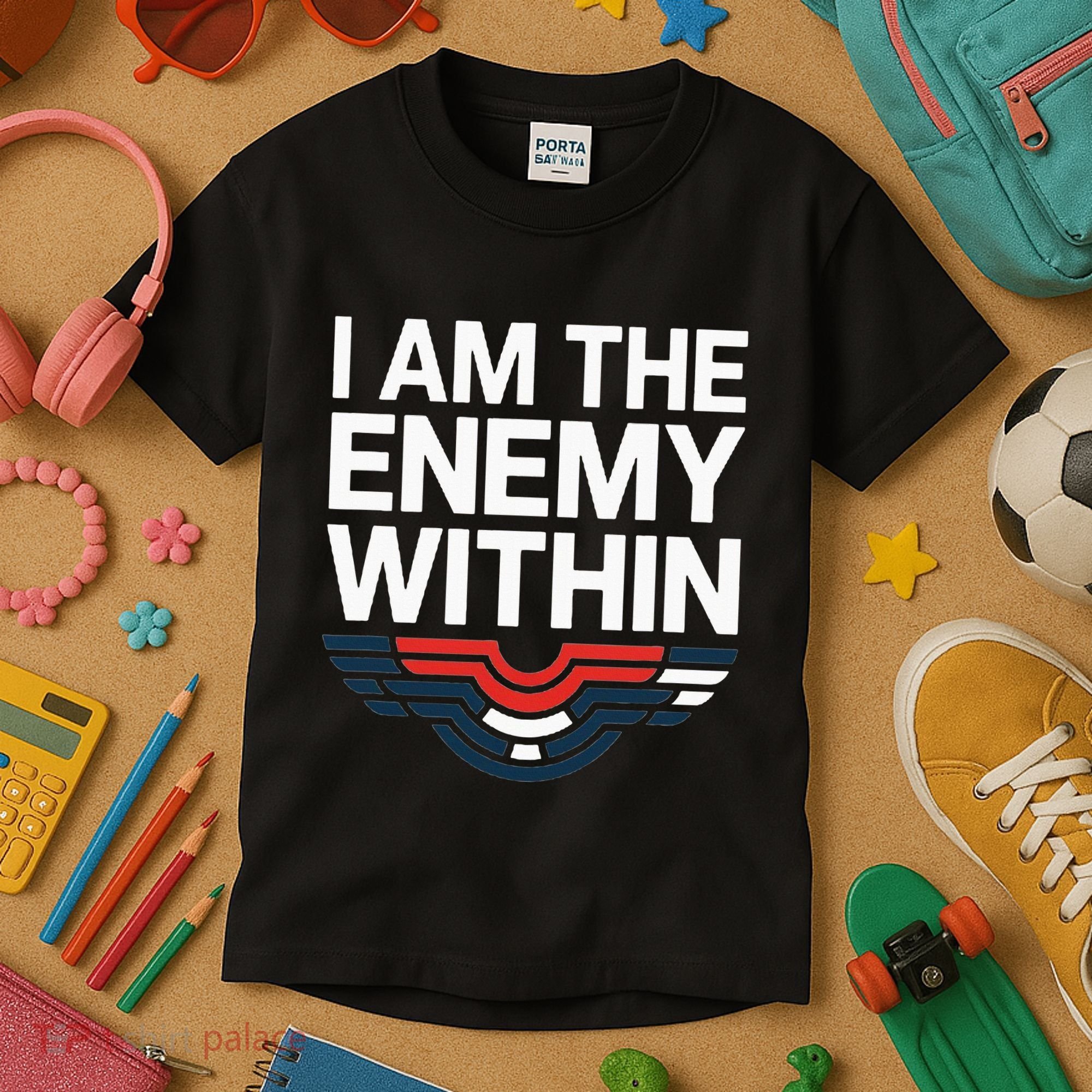 I Am The Enemy Within Kids T-Shirt