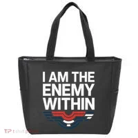 I Am The Enemy Within Tote Bag thumb 0