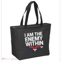 I Am The Enemy Within Tote Bag thumb 2