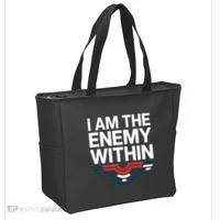 I Am The Enemy Within Tote Bag thumb 2