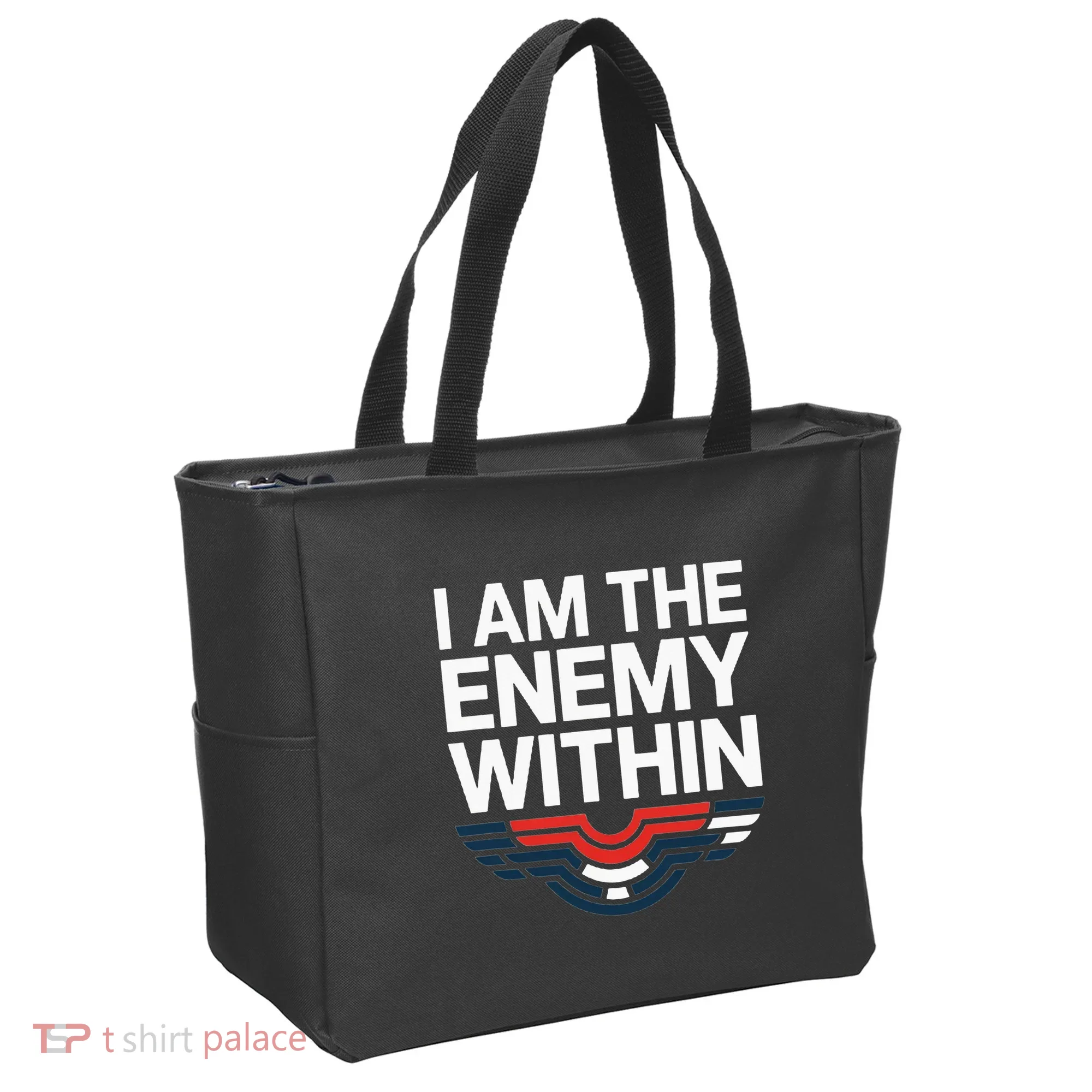 I Am The Enemy Within Tote Bag