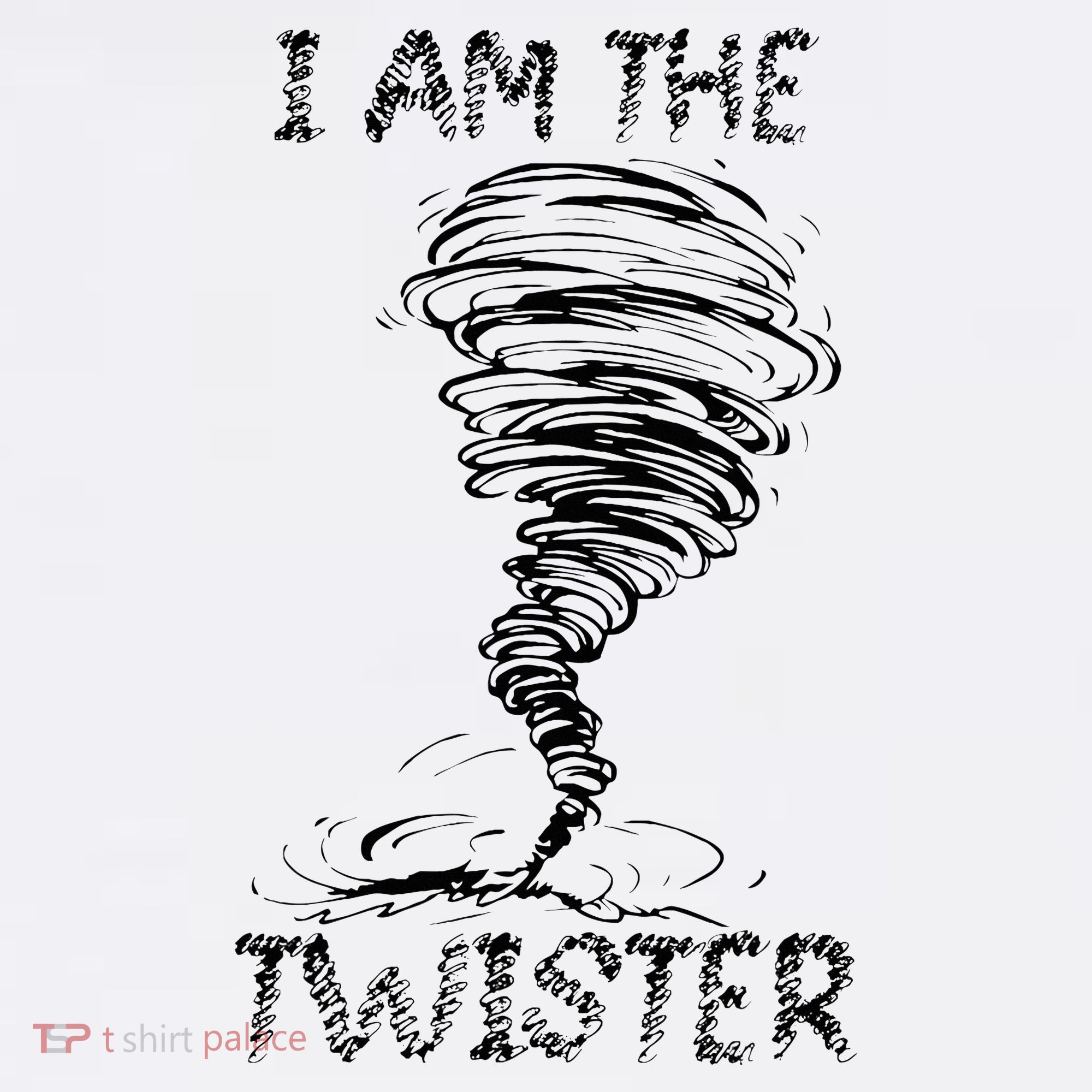 I Am The Twister Scary Storm Tornado Weather Costume Mousepad