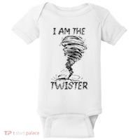 I Am The Twister Scary Storm Tornado Weather Costume Baby Bodysuit thumb 0