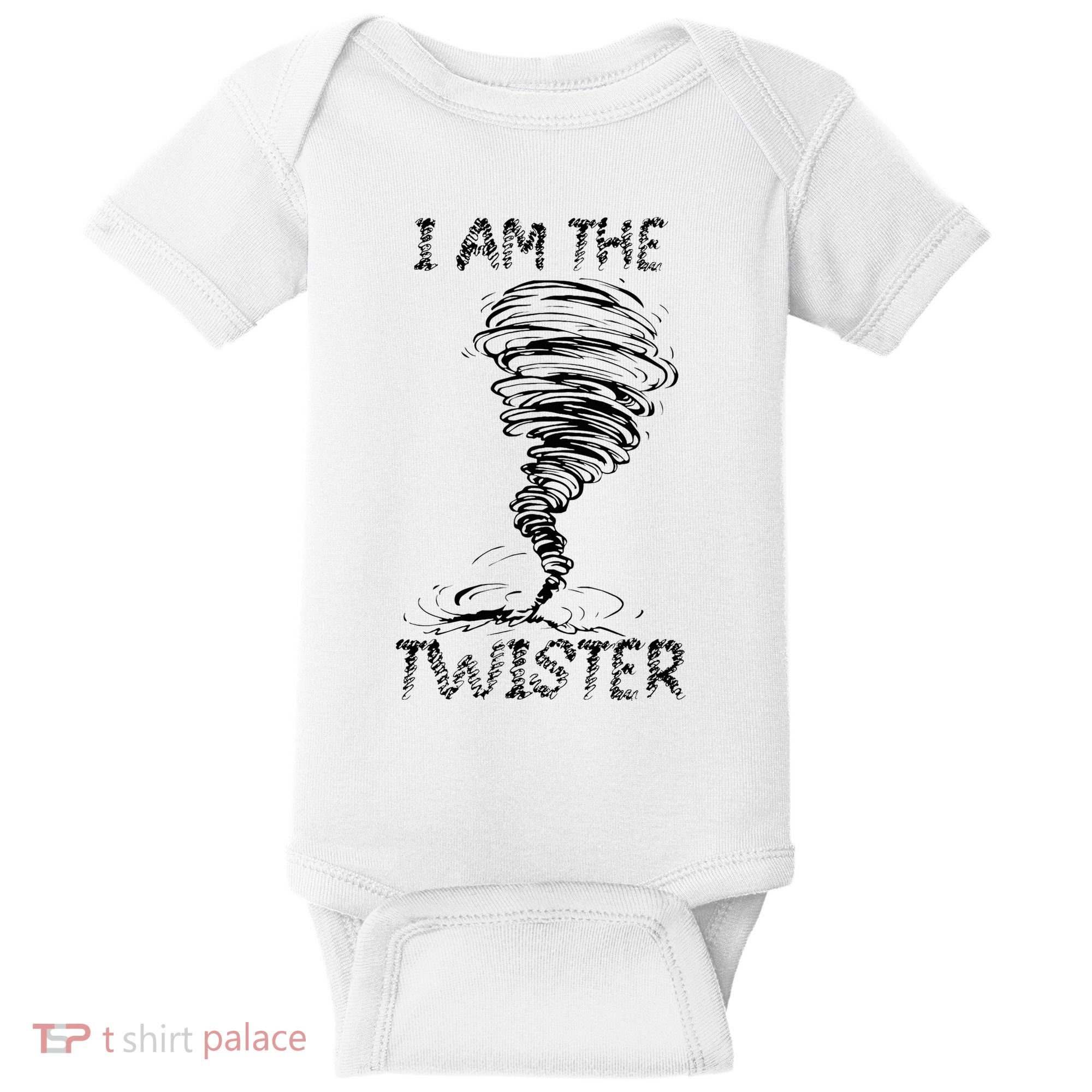 I Am The Twister Scary Storm Tornado Weather Costume Baby Bodysuit