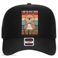 I Am The Best Thing My Wife Ever Found On The Internet Hat thumb 0