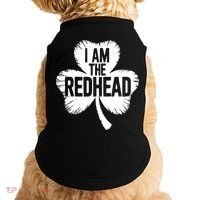 I Am The Redhead St Patricks Day Doggie Tank thumb 0