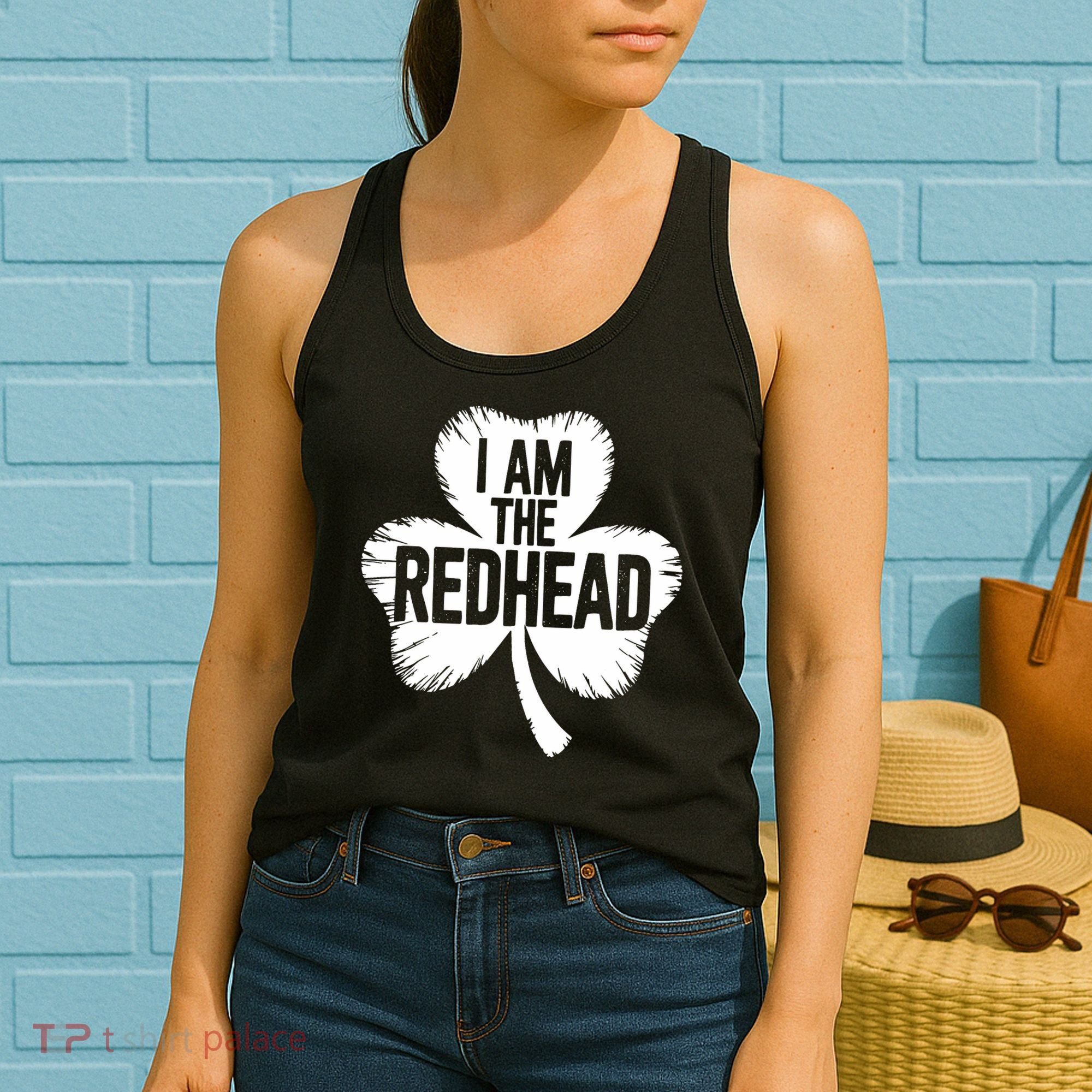 I Am The Redhead St Patricks Day Women's Tank Top