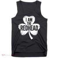 I Am The Redhead St Patricks Day Tank Top thumb 0