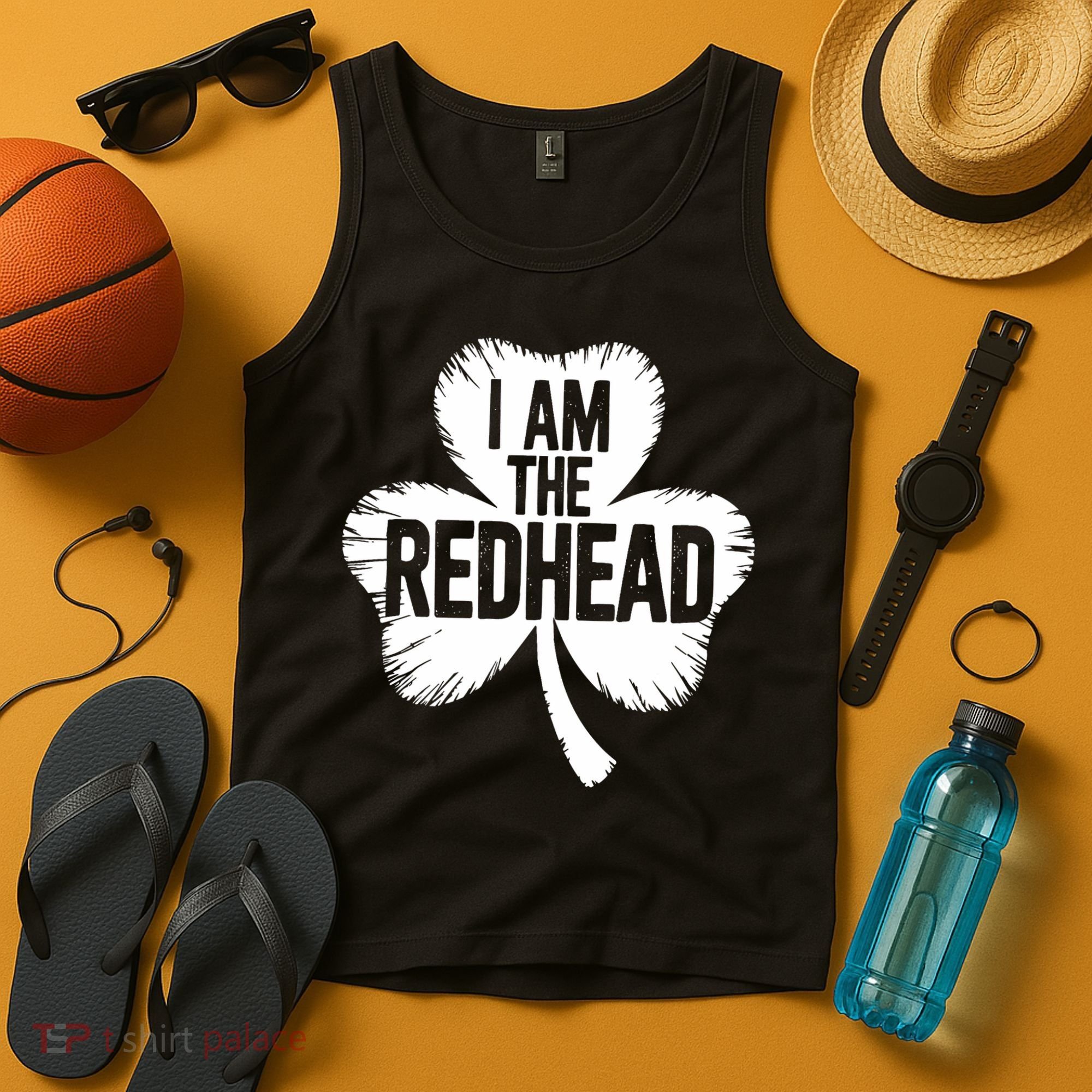 I Am The Redhead St Patricks Day Tank Top
