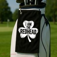 I Am The Redhead St Patricks Day Golf Towel thumb 2
