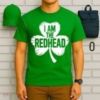 I Am The Redhead St Patricks Day T-Shirt thumb 6