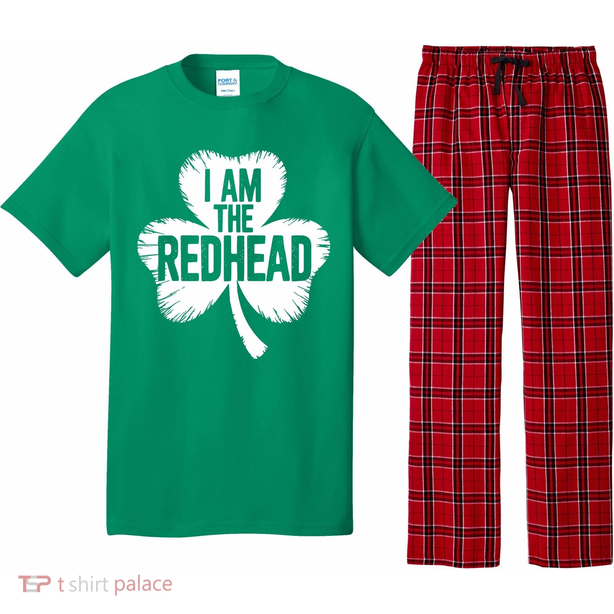 I Am The Redhead St Patricks Day Pajama Set