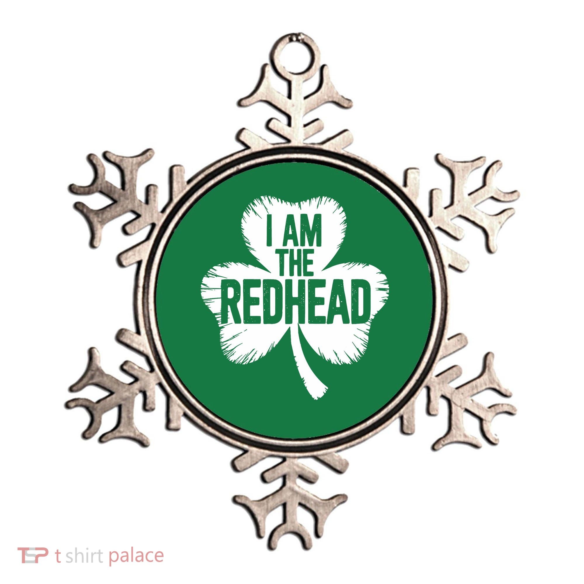 I Am The Redhead St Patricks Day Ornament