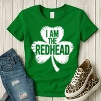 I Am The Redhead St Patricks Day Women's T-Shirt thumb 3