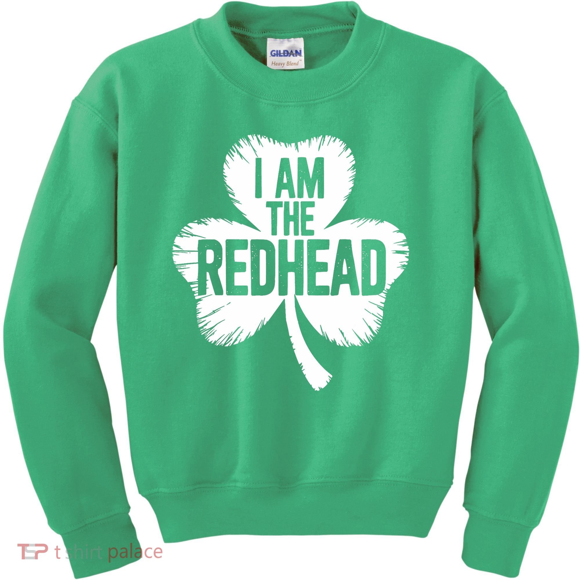 I Am The Redhead St Patricks Day Kids Sweatshirt