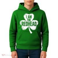 I Am The Redhead St Patricks Day Kids Hoodie thumb 4