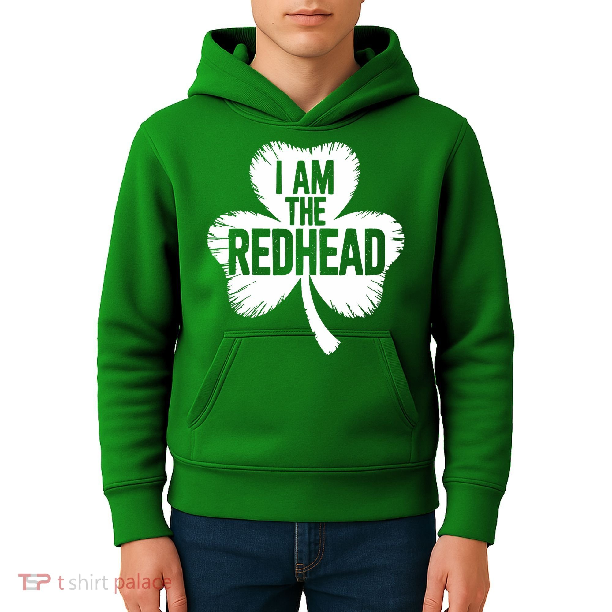 I Am The Redhead St Patricks Day Kids Hoodie