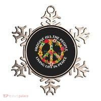 Imagine All The People Living Life In Peace Ornament thumb 0