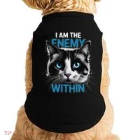 I Am The Enemy Within Doggie Tank thumb 0
