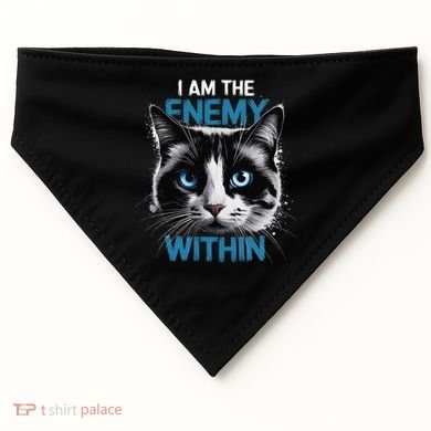 I Am The Enemy Within USA-Made Doggie Bandana