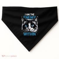 I Am The Enemy Within USA-Made Doggie Bandana thumb 0