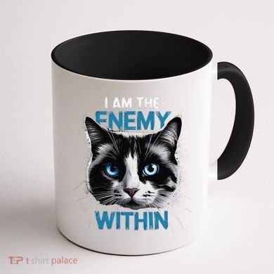 I Am The Enemy Within Coffee Mug back