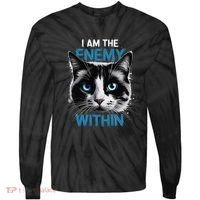 I Am The Enemy Within Tie-Dye Long Sleeve Shirt thumb 0