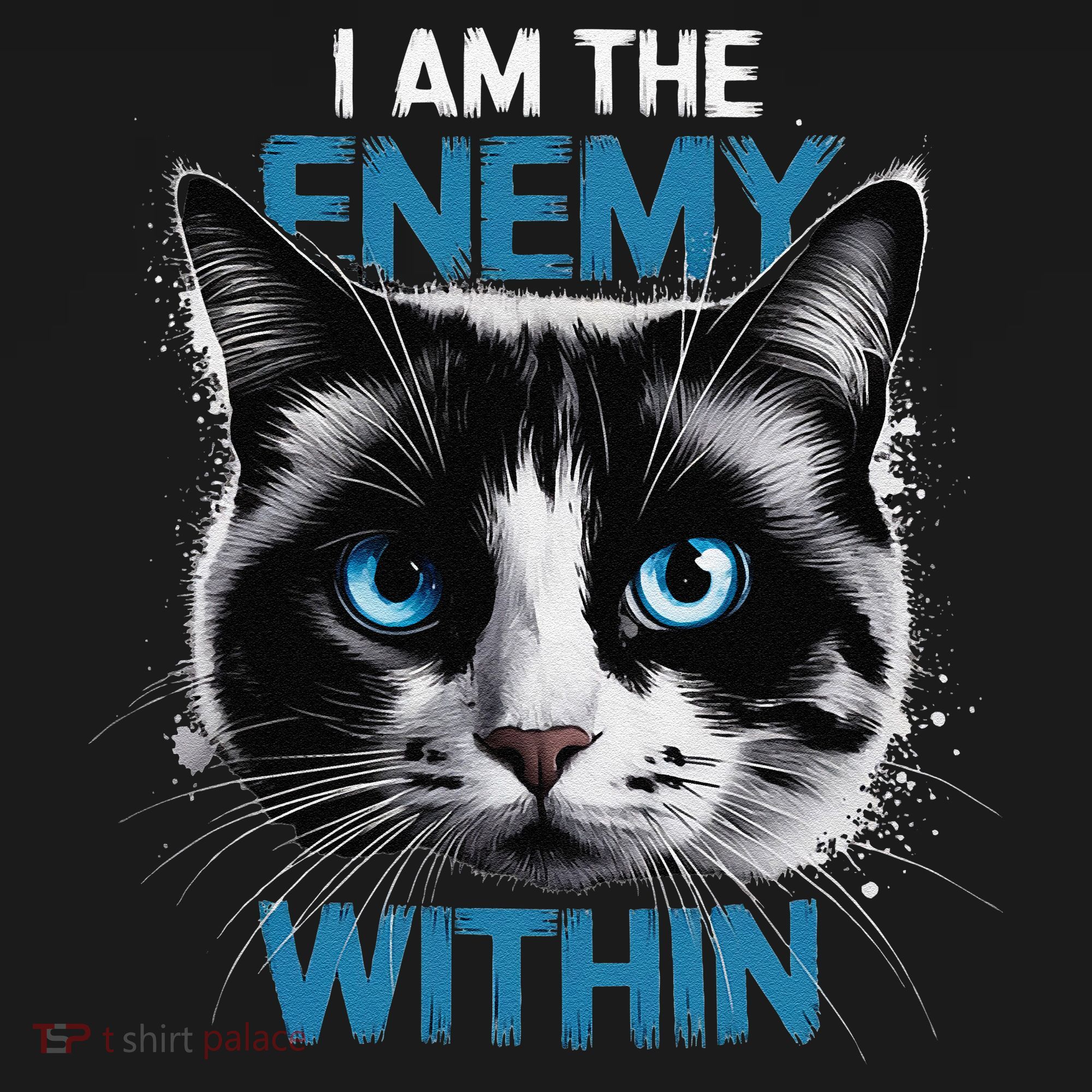 I Am The Enemy Within Tie-Dye Long Sleeve Shirt